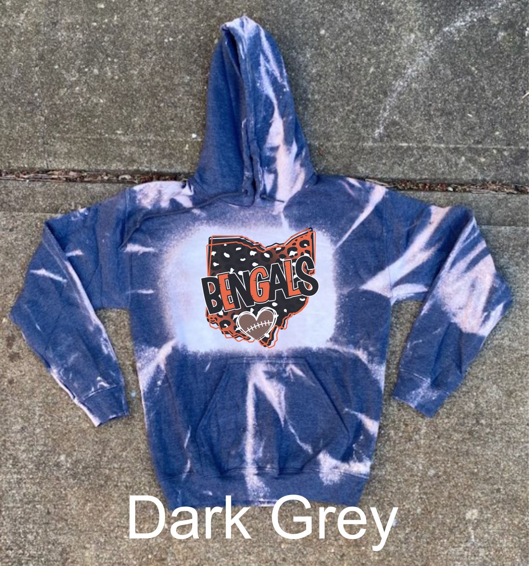 Bengals Tie Dye Hoodie